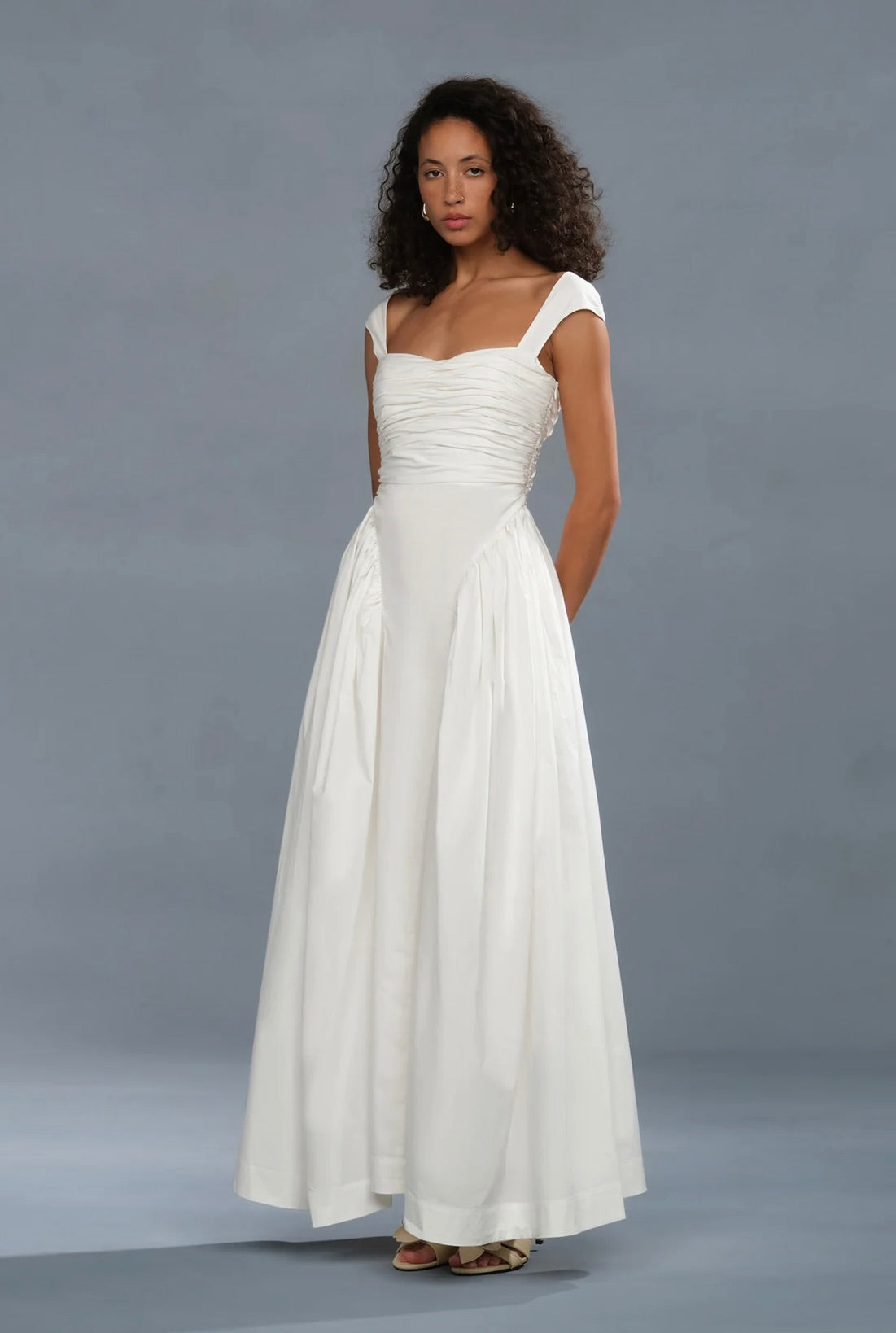 AMUR Galilea Ruched Dress
