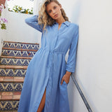 Audry Button Down Dress