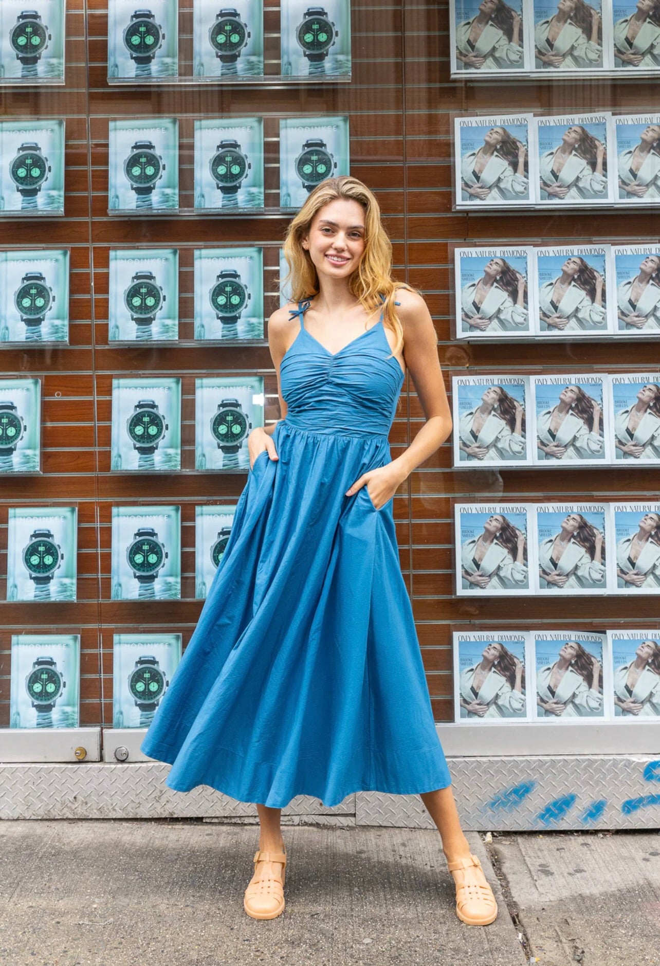Love the Label / Micah Dress in Blue Sapphire / XS