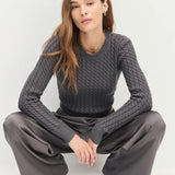 Favorite Daughter The Feel Good Sweater in Grey Shadow