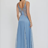 THIRD FORM Inhale Panel Slip Dressi in Tide