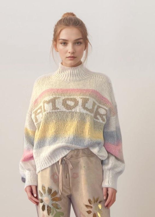 Amaranth Sweater in Cream