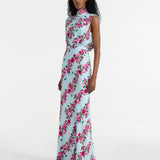 SALONI Fleur Dress in Bellis Stripe