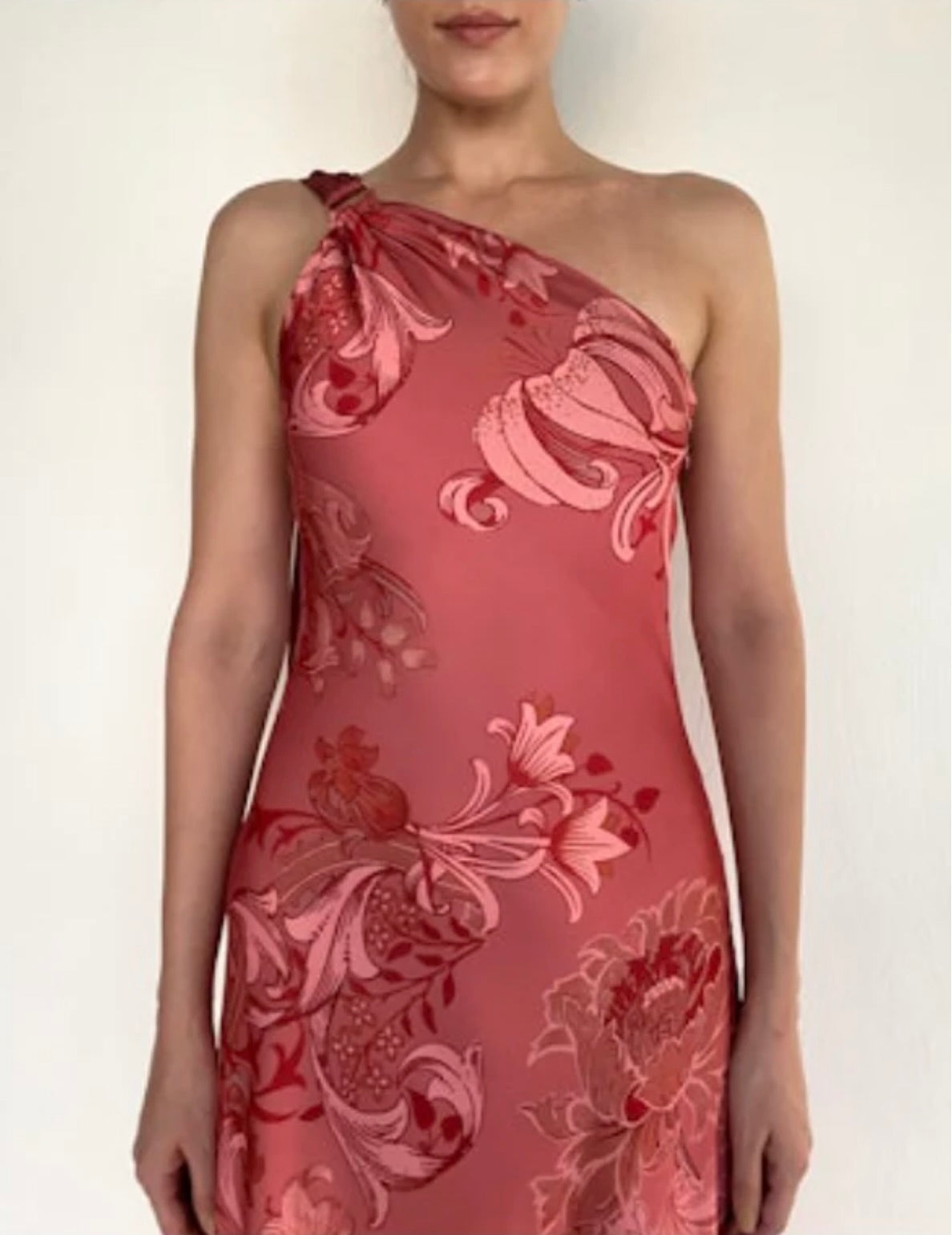 Hemant & Nandita One Shoulder Sash Maxi Dress