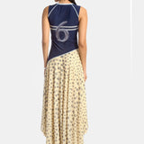 Kate Barton Printed Racer Handkerchief Dress