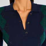 Retrofete Nicolina Embellished Polo