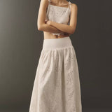 En Saison Analise Eyelet Maxi Skirt