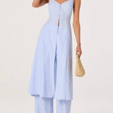 ASTR The Label Rena Longline Tunic Top