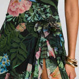 Retrofête Samara Silk Chiffon Dress