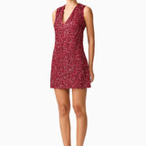 Elliatt Carmen Shift Mini Dress in Red