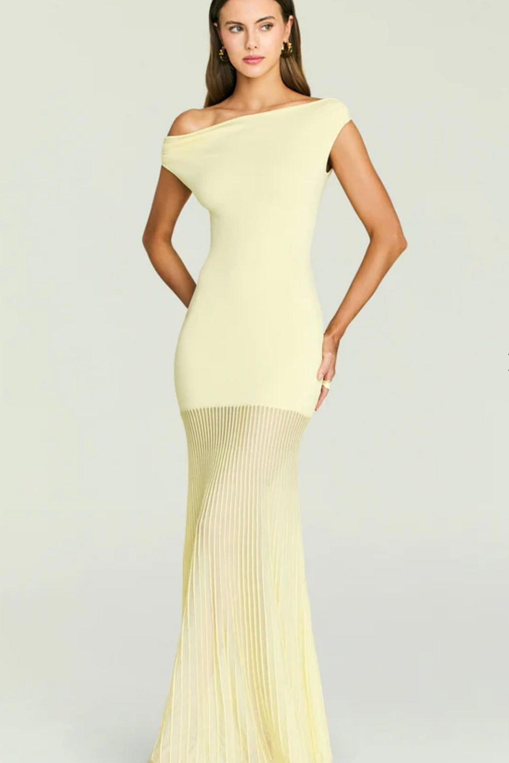 seroya gold dress SER.O.YA Women's Emeri Metallic Knit Mini Dress - Gold main image 1