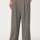ASTR the Label Lanie Relaxed Tweed Trousers