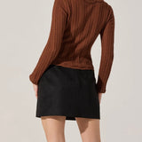 Ottilie Pointelle Crochet Collar Cardigan