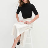 The Josie Long Skirt in Ivory