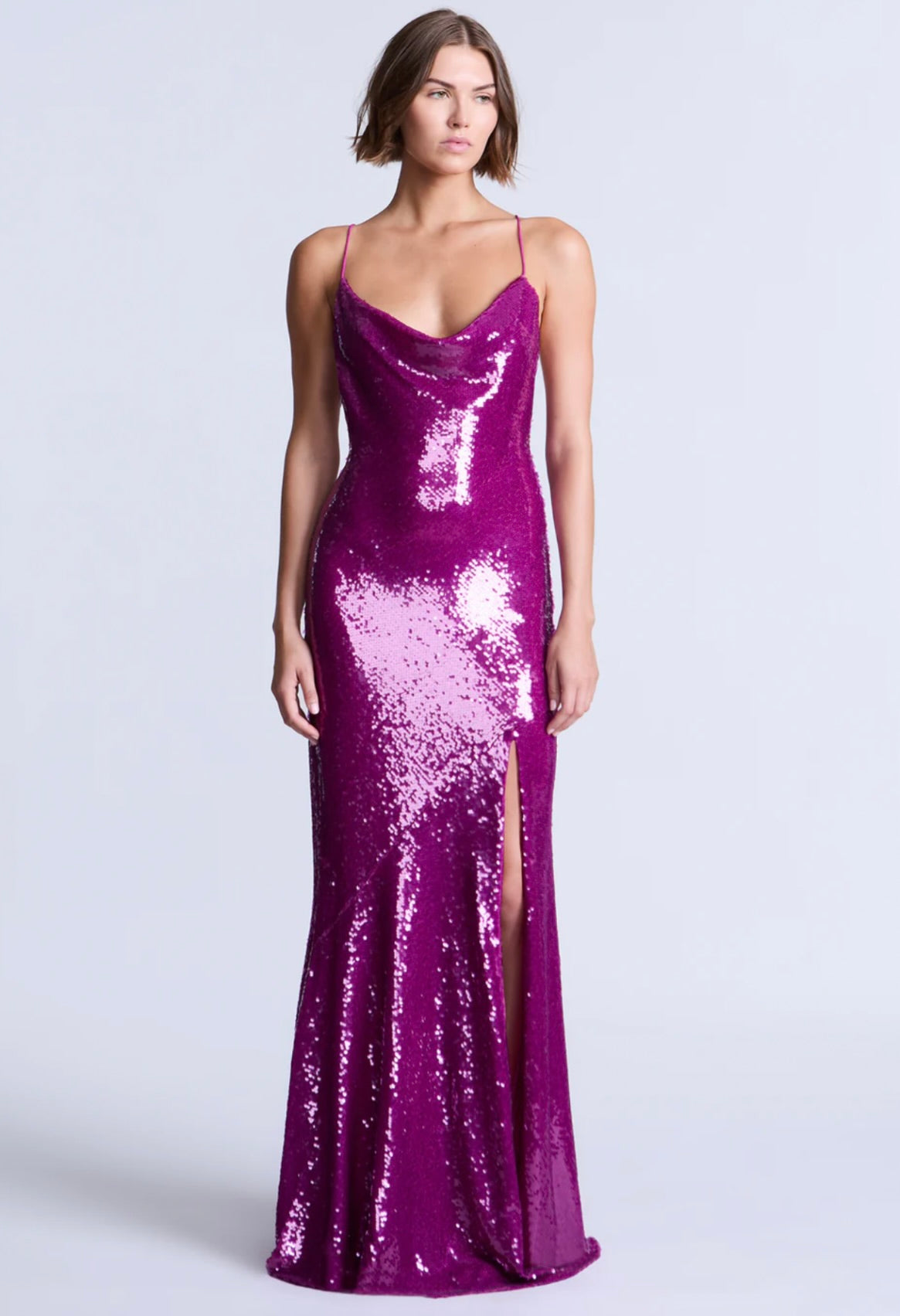 bcbg long purple dress Long purple BCBG dress