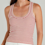 We Are Sundays Danny Tank in Regatta Stripe