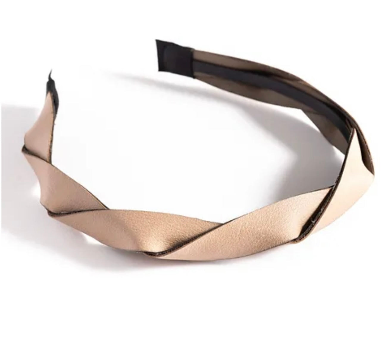 Twisted Vegan Leather Headband