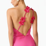 Elliatt Erielle 3D Floral Asymmetrical Gown