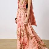 Rococo Sand Cain Ruched Maxi Dress