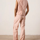 Grimes Mineral Print Vest in Rosy
