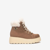 NeroGiardini Faux Shearling Platform Hiker Boot