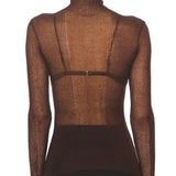SEROYA Piper Top in Slate Brown