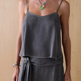 Sancia The Rylen Cupro Top