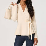 ASTR the Label Dayna Wrap Sweater Top