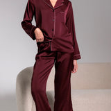 Generation Love Elina Pajama Set in Malbec Pink