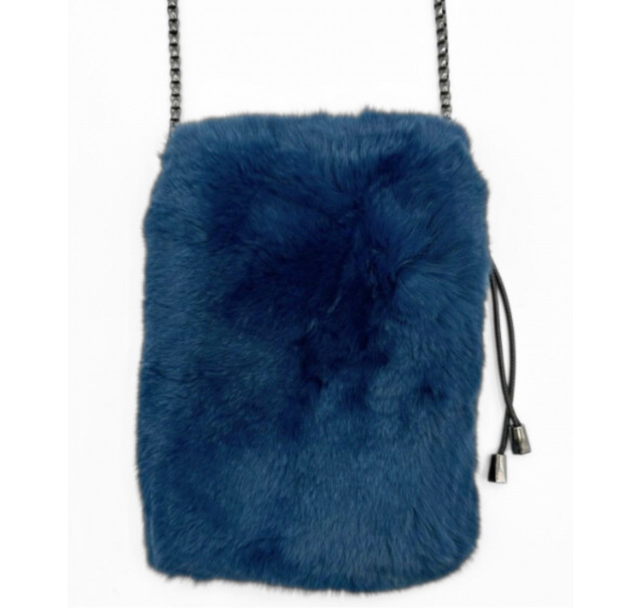 Genuine Rex Rabbit Mobile Crossbody Bag