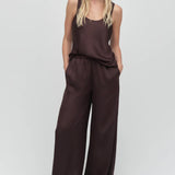 Favorite Daughter The Clean Cut Tank in Espresso