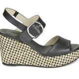NeroGiardini Slingback Espadrille Platform Wedge Sandals