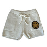 Happy Face Luxury Soft Lounge Shorts with Pockets