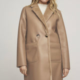 Ivon Reversible Coat in Twig