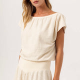 We Are Sundays Nessa Top in Coconut Milk