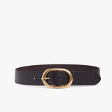 The Jean Belt in Brown Antique Brass