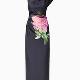 Azelie Asymmetrical Gown in Black