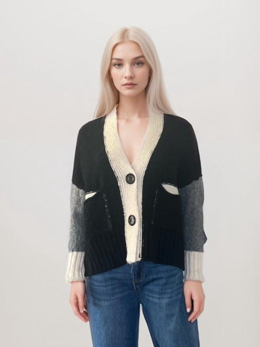 Rhodes Color Block Cardigan