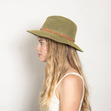 Wyeth Sedona Straw Panama Hat in Sage