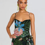 Retrofête Samara Silk Chiffon Dress