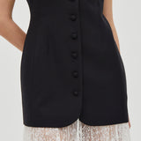 THIRD FORM Nocture Lace Trim Mini