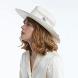 Wyeth Avita Toyo Cowboy Hat in Ivory