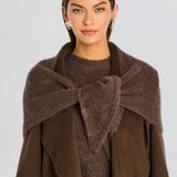 SEROYA Amelie Scarf in Slate Brown