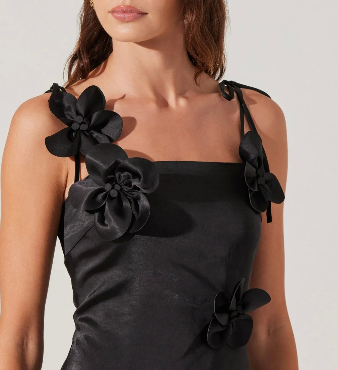 cerelia 3d floral mini dress Cerelia 3D Floral Mini Dress