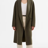 LAMARQUE Thara Shawl Collar Wool Coat