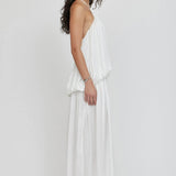 THIRD FORM Dreamt Halter Maxi Dress in Cloud