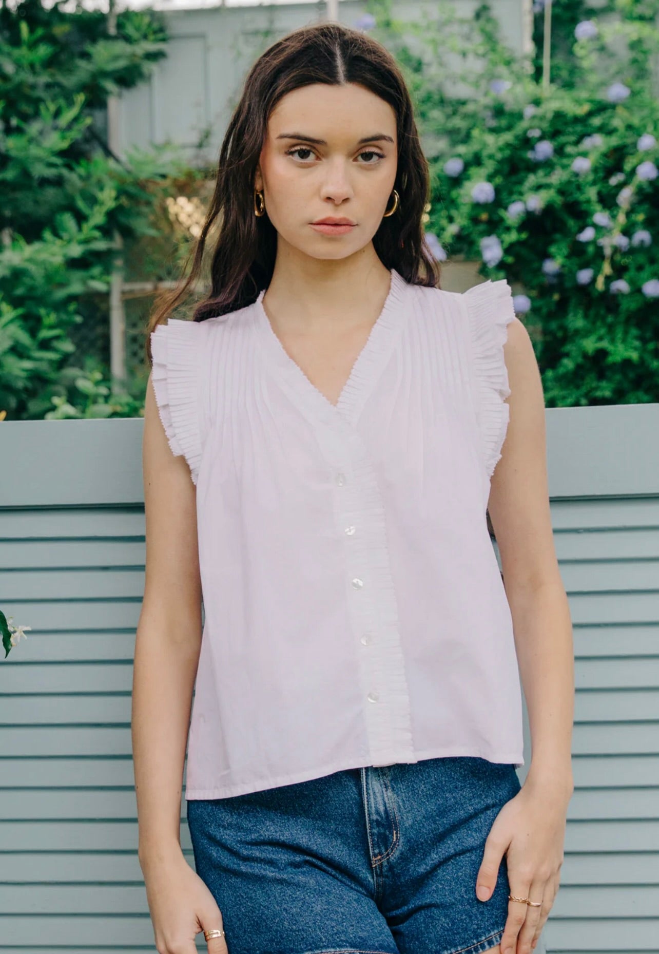 Dana Top in White