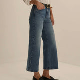 Favorite Daughter The Ruby High Rise Wide Leg Straight