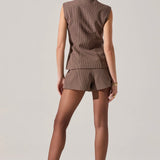 Gisselle High Neck Cutaway Vest