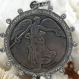 Angel Coin Medallion Necklace